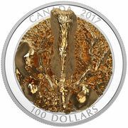 100 Dollars - Elizabeth II Elk, Canada, 2017 reverse image
