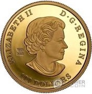100 Dollars In the name of Elizabeth II; Lunar Year of the Dragon obverse image