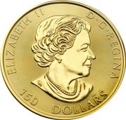 150 Dollars - Elizabeth II Voyageur obverse image