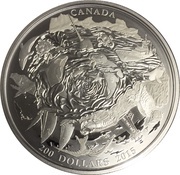 200 Dollars - Elizabeth II Coastal Waters, Canada, 2015 reverse image
