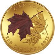200 Dollars - Elizabeth II Fall, Canada, 2015 reverse image