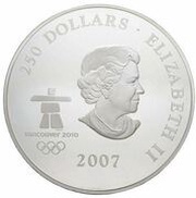 250 Dollars - Elizabeth II Early Canada obverse image