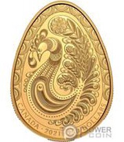 250 Dollars - Elizabeth II Pysanka, Canada, 2021 reverse image
