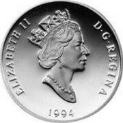300 Dollars - Elizabeth II Sea Otter; platinum obverse image