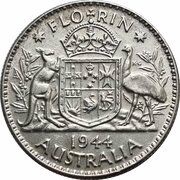 1 Florin - George VI reverse image