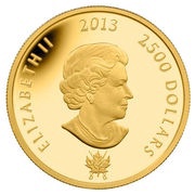 2500 Dollars - Elizabeth II Battle of Châteauguay and Battle of Crysler's Farm obverse image