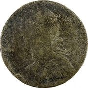 ½ Penny Regal Imitation - George III left obverse image