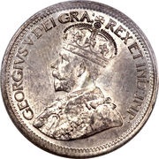 10 Cents - George V obverse image