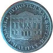 ½ Penny - Hosterman and Etter, Canada, 1815 reverse image