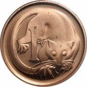 1 Cent - Elizabeth II 2nd Portrait reverse image