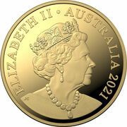 5 Cents - Elizabeth II 6th Portrait - Gold Proof obverse image