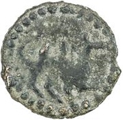 Unknown Æ Bukhara Sogd; without leged; regular fire altar obverse image