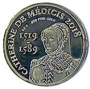 3000 Francs CFA Catherine de Médicis reverse image