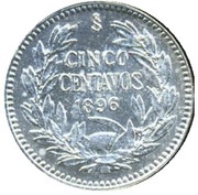 5 Centavos reverse image