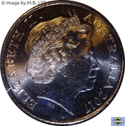 20 Cents - Elizabeth II 4th Portrait - Australian Operational Service Medal obverse image