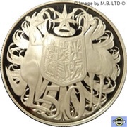 50 Cents - Elizabeth II 4th portrait - Round type, Australia, 2006-2016 reverse image