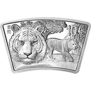 10 Yuan Year of the Tiger, China, 2022 reverse image