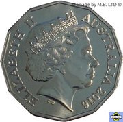 50 Cents - Elizabeth II 4th Portrait - 02 - Holden FJ obverse image