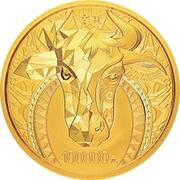 100 000 Yuan Year of the Ox, China, 2021 reverse image