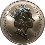 1 Dollar - Elizabeth II 3rd Portrait - Silver Kangaroo obverse image