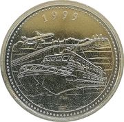 50 Avos S.A.R. Coinage; Macao's Return to China reverse image