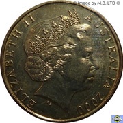 1 Dollar - Elizabeth II 4th Portrait - HMAS Sydney II obverse image