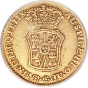 2 Escudos - Carlos III reverse image