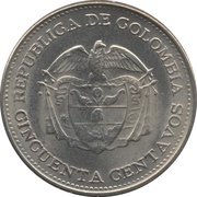 50 Centavos reverse image