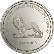 5 Francs Butterfly Fish obverse image