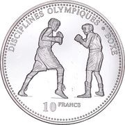 10 Francs Box, Republic of the Congo, 2000 reverse image