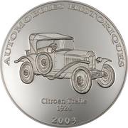 10 Francs Citroen Trefle 1924, Republic of the Congo, 2003 reverse image