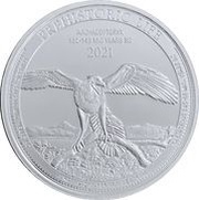 20 Francs Archaeopteryx, Republic of the Congo, 2021 reverse image