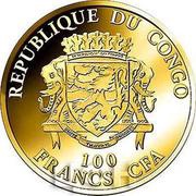 100 Francs CFA Pope Benedict XVI obverse image