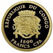 1500 Francs CFA Treaty of Rome obverse image