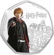 25 Cents - Elizabeth II Ron Weasley, Cook Islands, 2021 reverse image