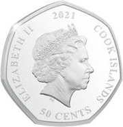 50 Cents - Elizabeth II Apple Blossom obverse image