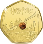 50 Cents - Elizabeth II Golden Snitch reverse image