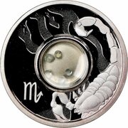 1 Dollar - Elizabeth II Scorpio, Cook Islands, 2003 reverse image