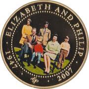 1 Dollar - Elizabeth II Family Portrait, Cook Islands, 2007 reverse image