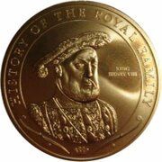 1 Dollar - Elizabeth II Henry VIII, Cook Islands, 2008 reverse image