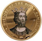 1 Dollar - Elizabeth II King Edward II, Cook Islands, 2010 reverse image