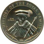 1 Dollar - Elizabeth II King Edward V, Cook Islands, 2010 reverse image