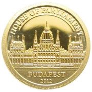 1 Dollar - Elizabeth II House of Parliament, Budapest, Cook Islands, 2012 reverse image