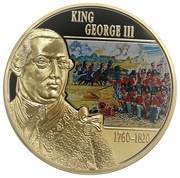 1 Dollar - Elizabeth II King George III, Cook Islands, 2015 reverse image