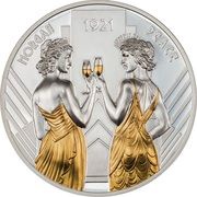 1 Dollar - Elizabeth II Morgan and Peace, Cook Islands, 2021 reverse image