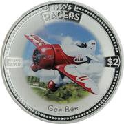 2 Dollars - Elizabeth II Gee Bee, Cook Islands, 2006 reverse image