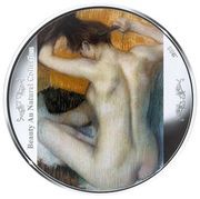 2 Dollars - Elizabeth II Femme se coiffant, Cook Islands, 2021 reverse image