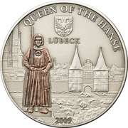 5 Dollars - Elizabeth II Lübeck, Cook Islands, 2009 reverse image