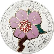 5 Dollars - Elizabeth II Cherry Blossom, Cook Islands, 2012 reverse image