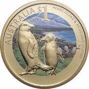 1 Dollar - Elizabeth II 4th Portrait - Heard and McDonald Island reverse image